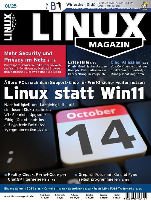 Title details for Linux Magazin germany by Computec Media GmbH - Available